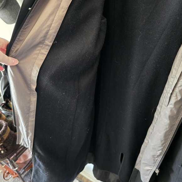 Black Trench Coat - Picture 3 of 5